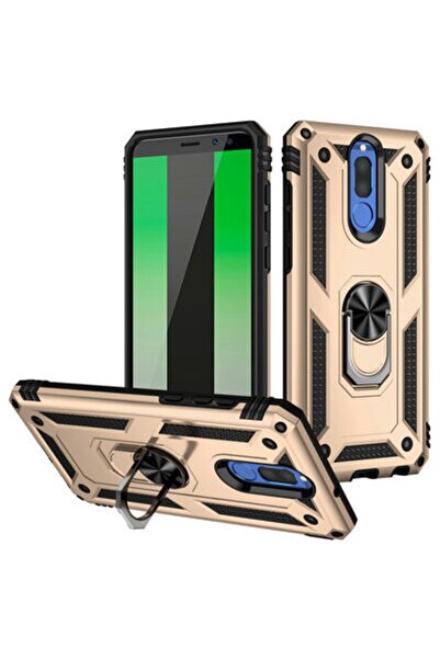Rivor Huawei Mate 10 Lite Uyumlu Kılıf Military Armour Yüzüklü Standlı Koruyu...