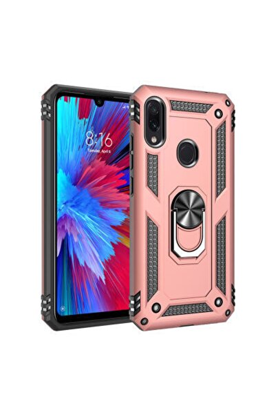 Rivor Xiaomi Redmi Note 7 Uyumlu Kılıf Military Armour Yüzüklü Standlı Koruyu...