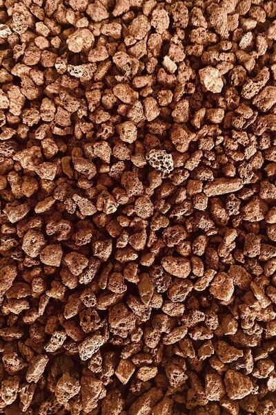 Asenya Kırmızı Pomza Taşı 8-16 Mm 100 Kg Volkanik Cürüf Ponza Taşı Lav Kırığı...