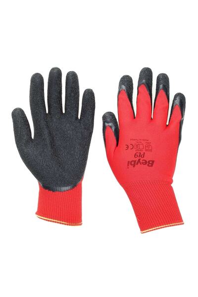 Toptancı Amca Beybi Pl9 قفازات لاتكس محبوكة من البوليستر، قفازات زجاجية مضادة...