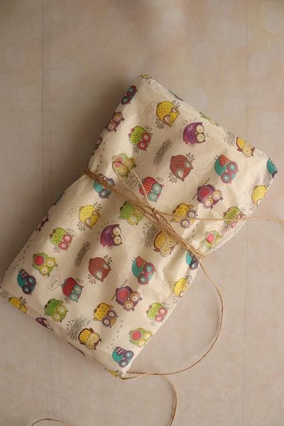 demontecraft Owl Pattern Pelur Pelur Paper Packaging Paper 50x70 (10 Pieces)