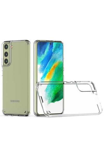 piblue حافظة شفافة ومتينة من السيليكون الصلب متوافقة مع هاتف Samsung Galaxy S...