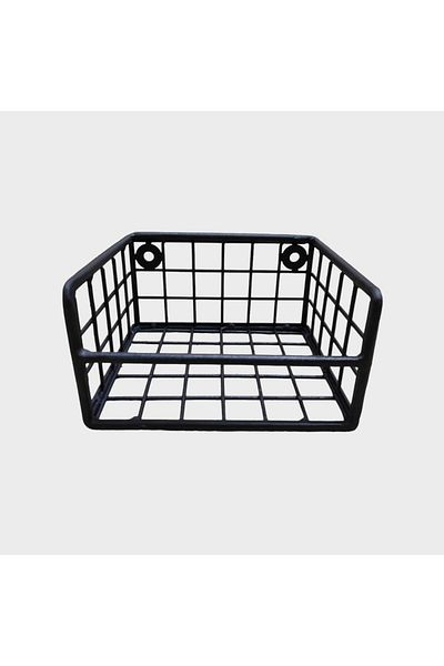 GO DEKOR Rustic Flat Kitchen And Bathroom Shelf/spice holder/soap holder 15x12cm