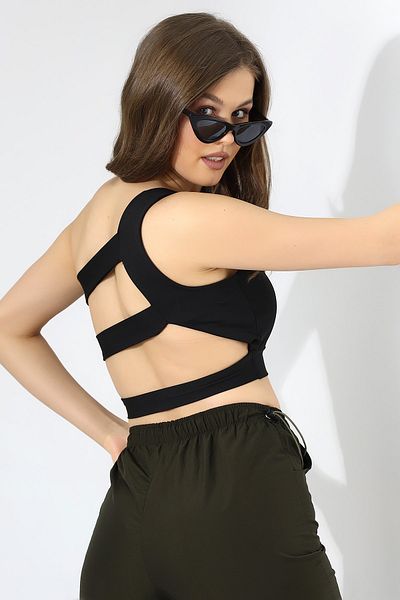 winmoda Bustier One Shoulder Detailed / One Shoulder Bustier