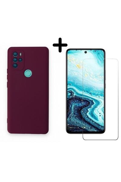 piblue Omix X500 Launch داخل غلاف هاتف مخملي وواقي شاشة من الزجاج المقسى
