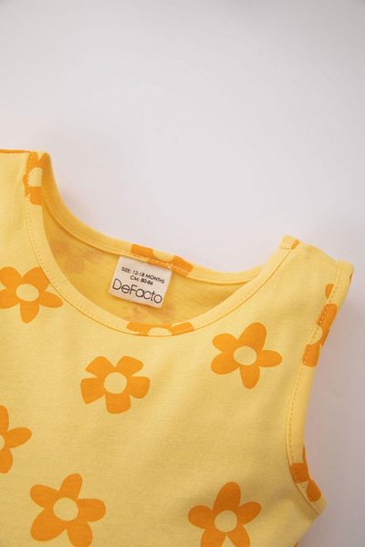 DeFacto Baby Girl Floral Sleeveless Dress
