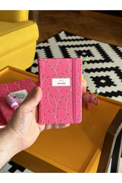 Victoria's Journals Venzi Art غطاء صلب من الجلد النباتي 192 ورقة A6 80 جرام.دفتر منقط