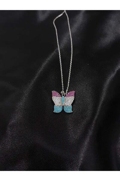 Aashiv's Collection Women's Non-Tarnish Butterfly Necklace
