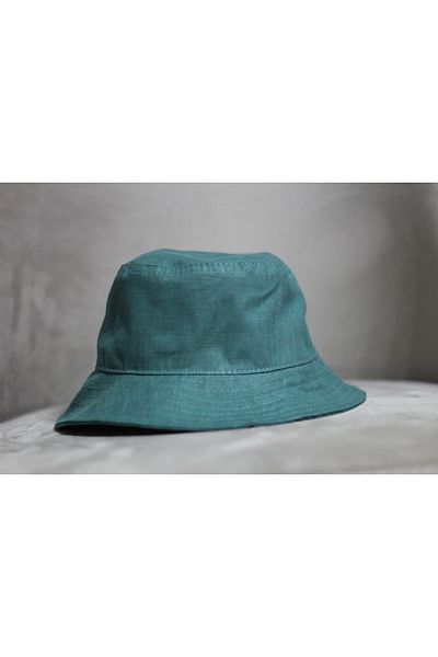 Betülce Καπέλο Unisex Black Bucket Fisherman Hat - Petrol Green