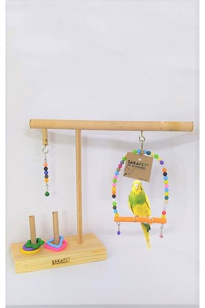 SAKAPET Bird Intelligence Game and Entertainment Park - Swing and Perch
