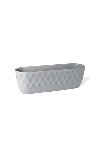 Karasu plastık Yakamoz Balkon Saksı No:2 6,5 Lt. (48 X 14,5 X 16 Cm)