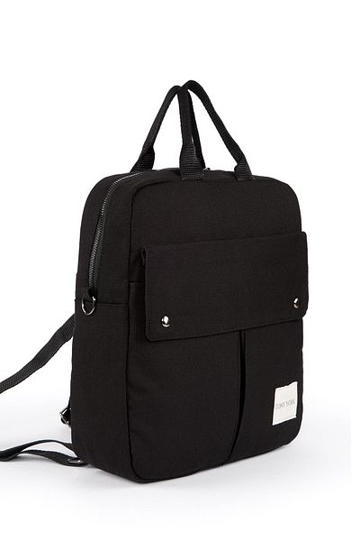 BAGzy Scooby Linen Backpack and Shoulder Bag