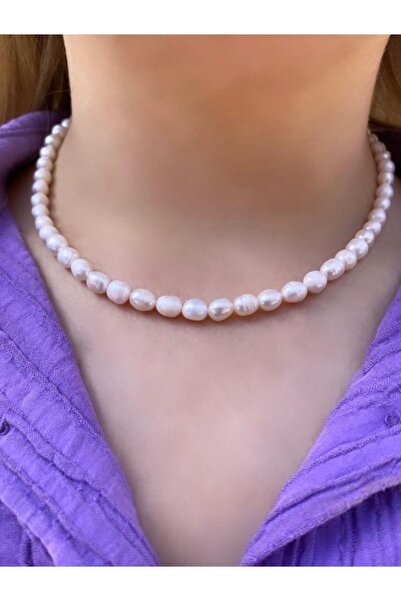 Asya Gems 4-5 Mm Tatlı Su Incisi Kolye