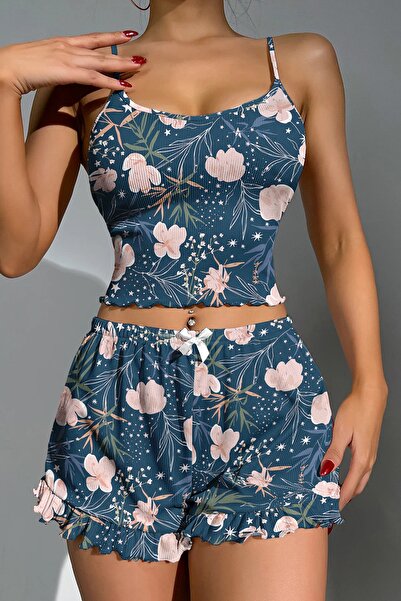 PEMBİŞ HOMEWEAR Σετ σορτς Bonjour Flower 20