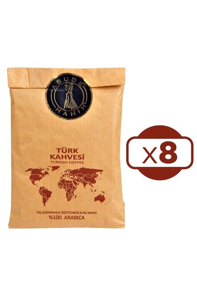 Asude Hanım قهوة تركية 90 جرام 8 لتر