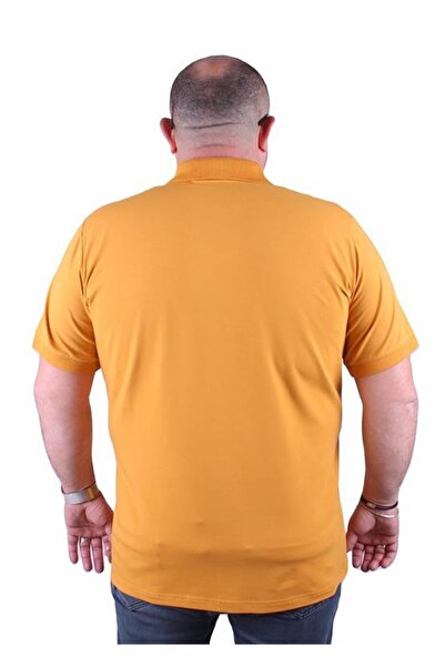 Starbattal Ανδρικό μπλουζάκι πόλο μεγάλου μεγέθους - Maritime Crew 23401 Mustard