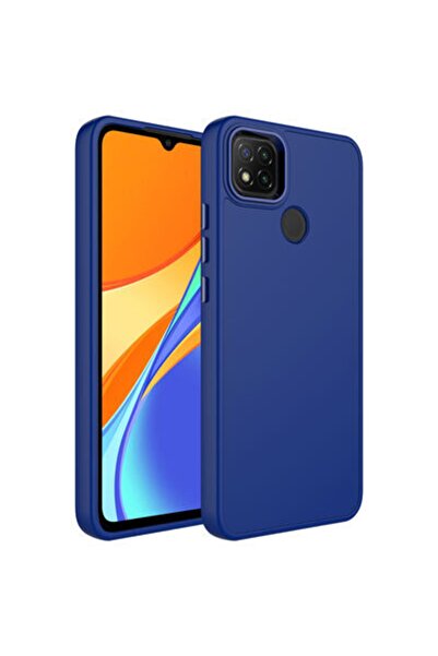 Rivor Xiaomi Redmi 9c Kılıf Metal Çerçeve Hassas Butonlu Renkli Içi Kadife La...