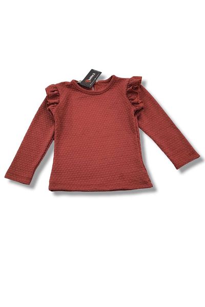 BOBBY JR KİDSWEAR Ruffle Shoulder Body