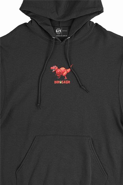 Cix Φούτερ με κουκούλα Dinosaur Park Red Minimal Hooded