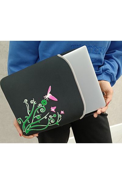 Case Club حقيبة كمبيوتر محمول مقاومة للماء من النيوبرين لجهاز iPad Macbook Pro Air باللون الأسود مقاس 13 بوصة و15 بوصة