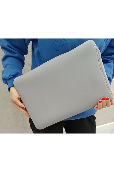 Case Club حقيبة كمبيوتر محمول مقاومة للماء من النيوبرين لجهاز iPad Macbook Pro Air باللون الرمادي مقاس 13 بوصة و15 بوصة