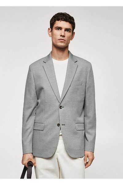 MANGO Man Mini Slim-Fit Blazer Jacket
