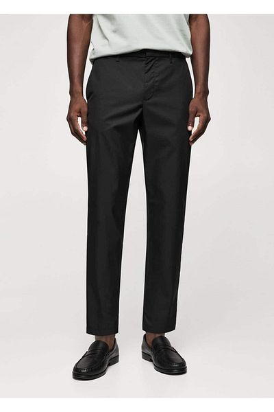 MANGO Man Βαμβακερό παντελόνι Slim Fit