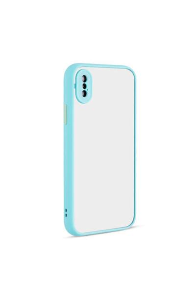 Rivor Apple Iphone X Uyumlu Kılıf 3d Kamera Korumalı Buzlu Renkli Sert Siliko...