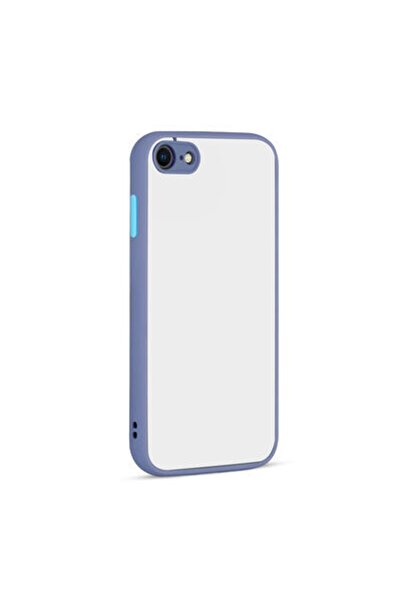 Rivor Apple Iphone 7-8-se Uyumlu Kılıf 3d Kamera Korumalı Buzlu Renkli Sert S...
