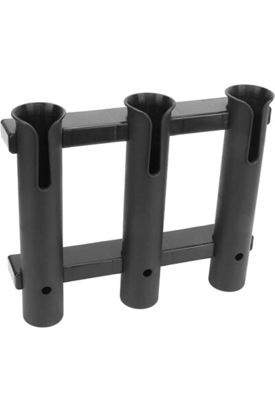 SEGRETO 3 Tüp Plastik Olta Tutucu 27 × 31,5 Cm Balık Oltası Tutucu Çevre Dostu Tatlı Su Için Taşınabilir