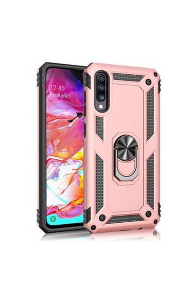 Rivor Huawei P Smart Pro 2019 Uyumlu Kılıf Military Armour Yüzüklü Standlı Ko...