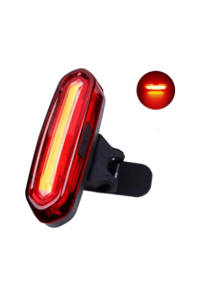 Asroya Usb Şarjlı Kırmızı Çakar 150 Lümen Bisiklet - Scooter Işık Led Bisikle...