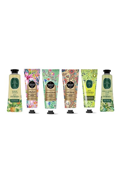 Eyüp Sabri Tuncer Est El Ve Vücut Kremi 50 ml 6'lı Set ( Ananas, Zeytinyağlı,...