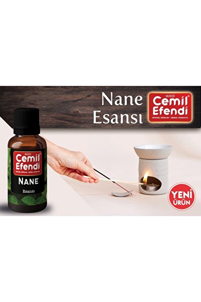 Cemilefendi Nane Esansı 10 ml Tütsü ve Buhurdanlık Uçucu Oda Koku Yağı Parfüm...