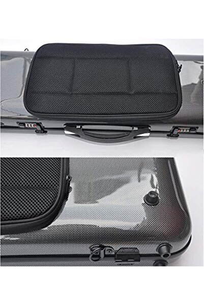 Tonal Karbon Fiber Dikdörtgen Keman Kutu Çanta