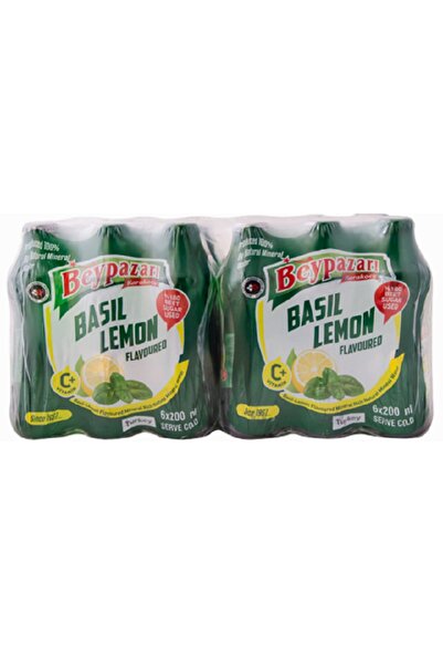 Beypazarı Doğal Maden Suyu Fesleğen Limon Aromalı 200 Ml 24 Lü