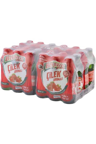 Beypazarı Doğal Maden Suyu Çilek Aromalı 200 Ml 24 Lü