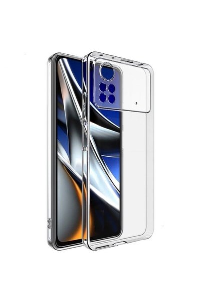 piblue غلاف هاتف Xiaomi Poco X4 Pro 5G مزود بكاميرا حماية من مادة TPU السيليك...