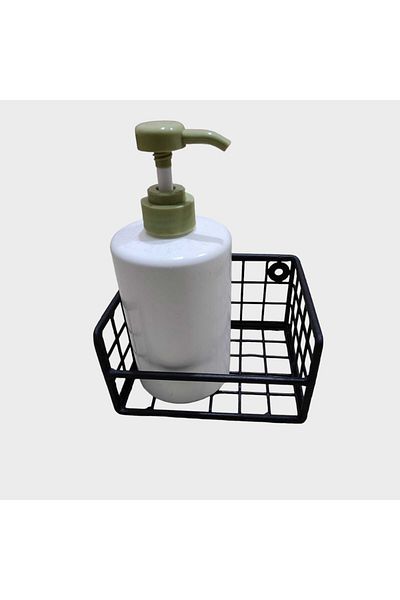 GO DEKOR Rustic Flat Kitchen And Bathroom Shelf/spice holder/soap holder 15x12cm