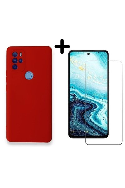 piblue Omix X300 Launch Velvet Phone Case and Tempered Glass Screen Protector