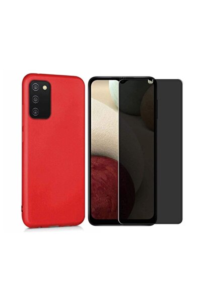 piblue حافظة سامسونج جالاكسي A03s بتصميم ناعم ومرن وواقي شاشة خفي للخصوصية