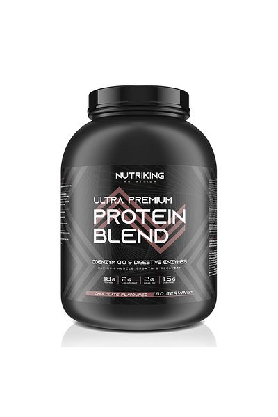 Nutriking 2000g Chocolate Color Whey Protein Blend - 80 Servings