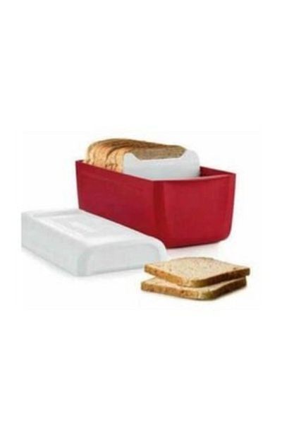 Tupperware Red Mini Bread Container