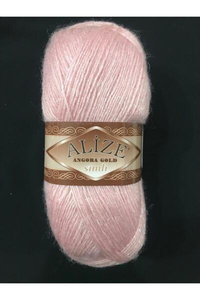 Alize Angora Gold Simli Örgü Ipi- 161 Pudra