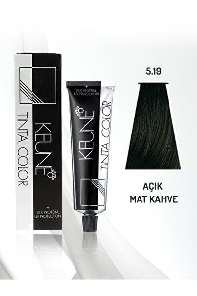 Keune Açık Mat Kahverengi Tinta Color Saç Boyası 60 ml No: 5.19