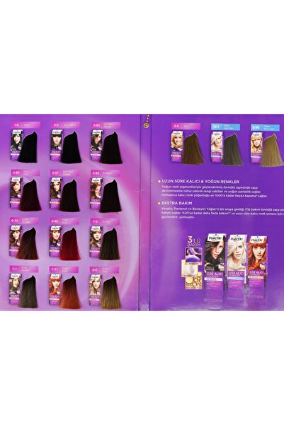 Palette Göz Alıcı Saç Boyası 7.1 Küllü Kumral 2 Adet