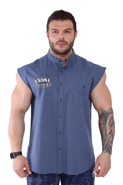 Big Sam Men's Power Training T-Shirt Sleeveless Shirt 5041