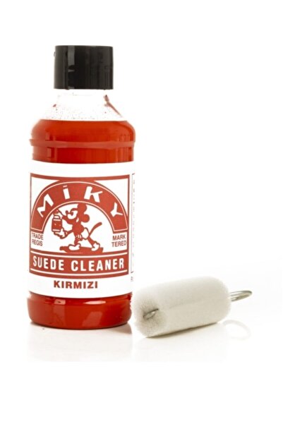 MİKY Kırmızı Süet Nubuk Ayakkabı Kundura Likit Boya