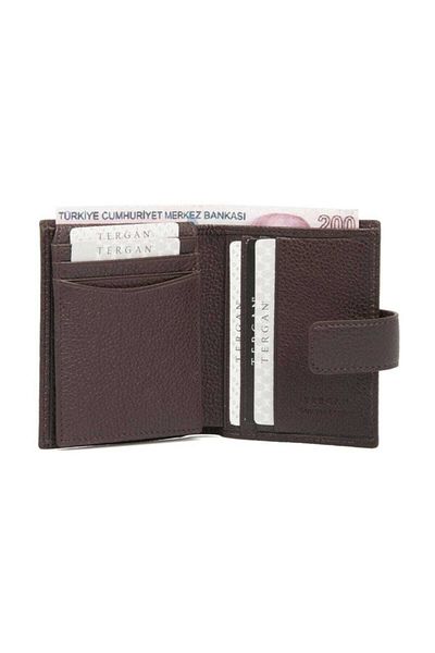 Tergan Men's Brown Genuine Leather Leather Wallet S1CE00001623