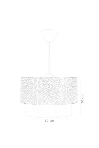 HOMİNG Single Cake Pendant Chandelier - AYD-1893